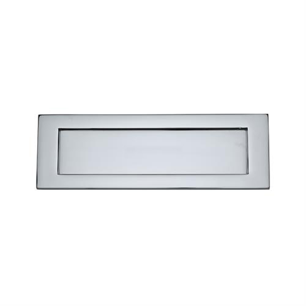 Heritage Brass Letterplate - Polished Chrome (10" x 3")