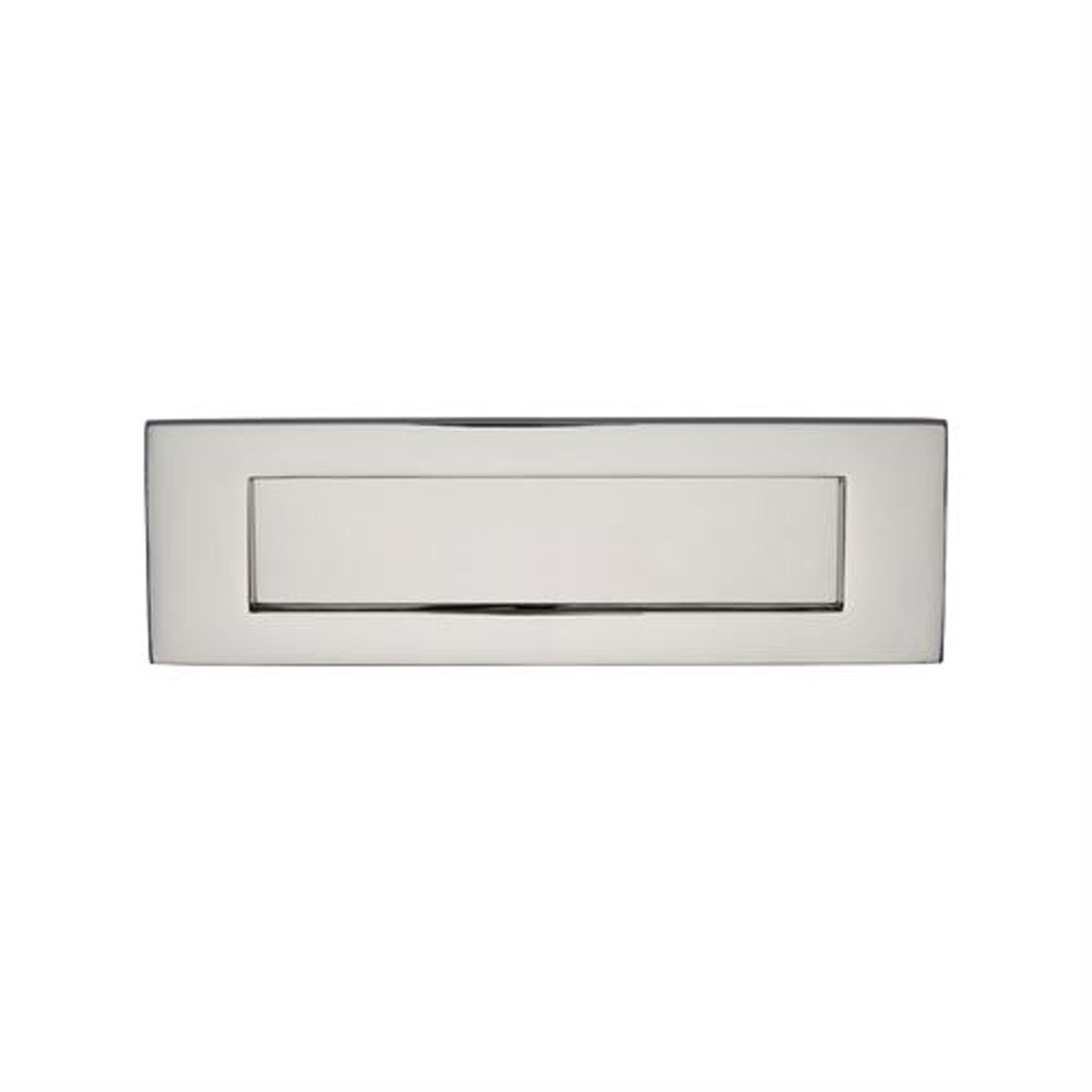 Heritage Brass Letterplate - Polished Nickel (10" x 3")