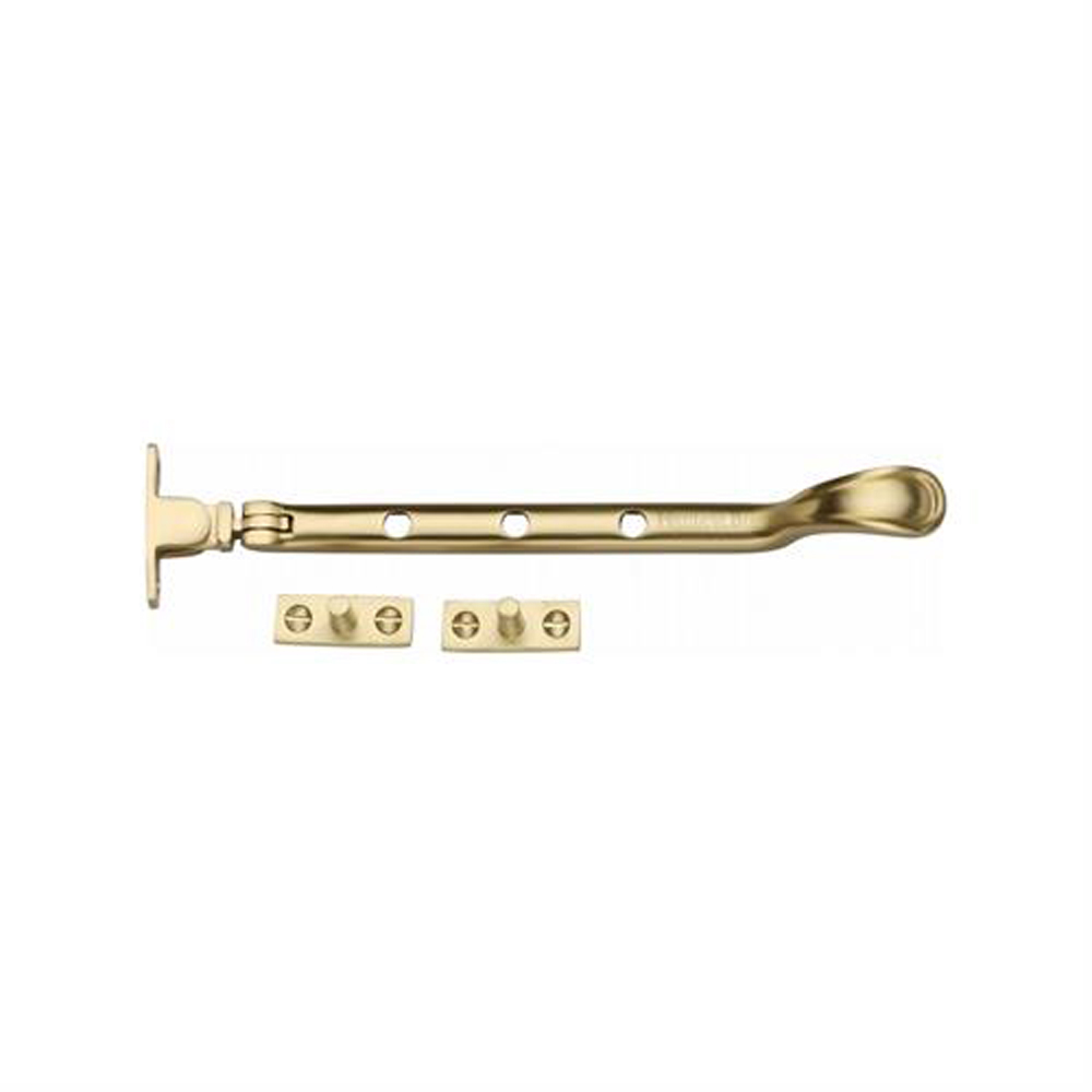 Heritage Brass 8" Spoon End Casement Stay - Satin Brass