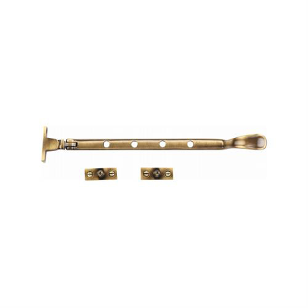 Heritage Brass 10" Spoon End Casement Stay - Antique Brass