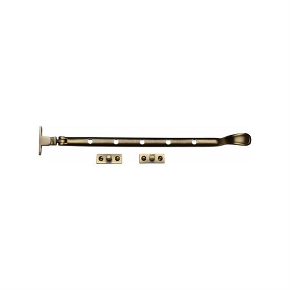Heritage Brass 12" Spoon End Casement Stay - Antique Brass