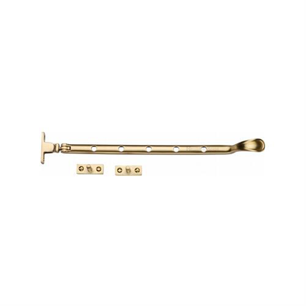 Heritage Brass 12" Spoon End Casement Stay - Satin Brass