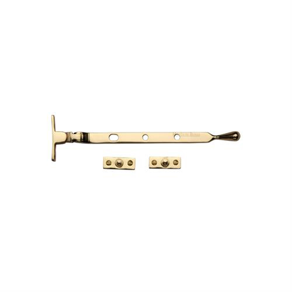 Heritage Brass 8" Ball Casement Stay - Polished Brass