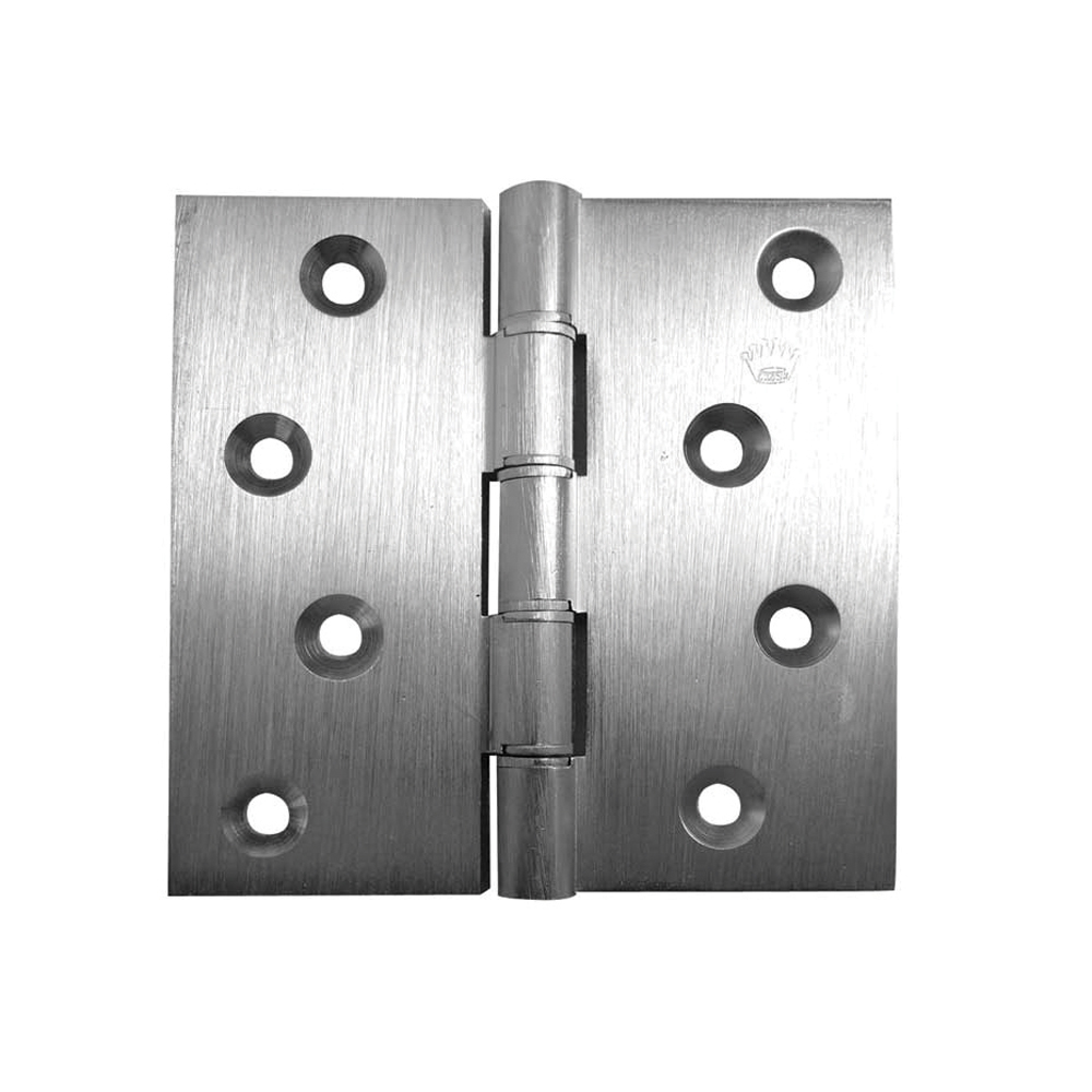 4 Inch (102 x 125mm) Lacquered Projection Hinge - Satin Chrome (Sold in Pairs)