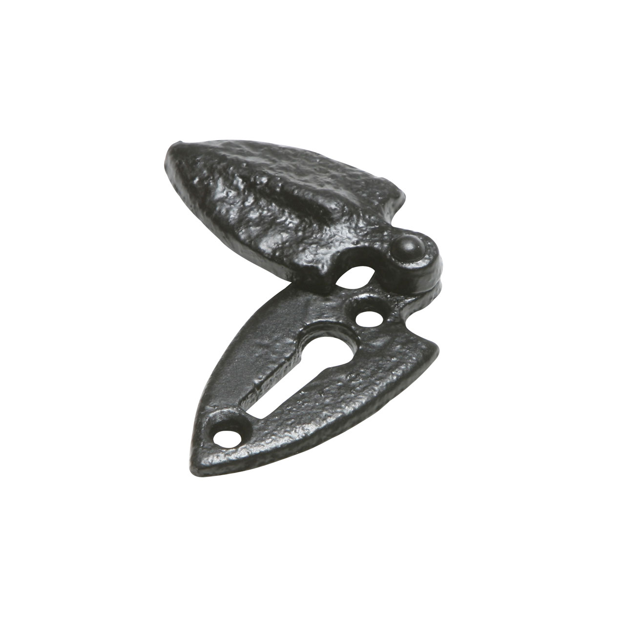 Kirkpatrick 1065 Covered Key Hole Escutcheon - Antique Black