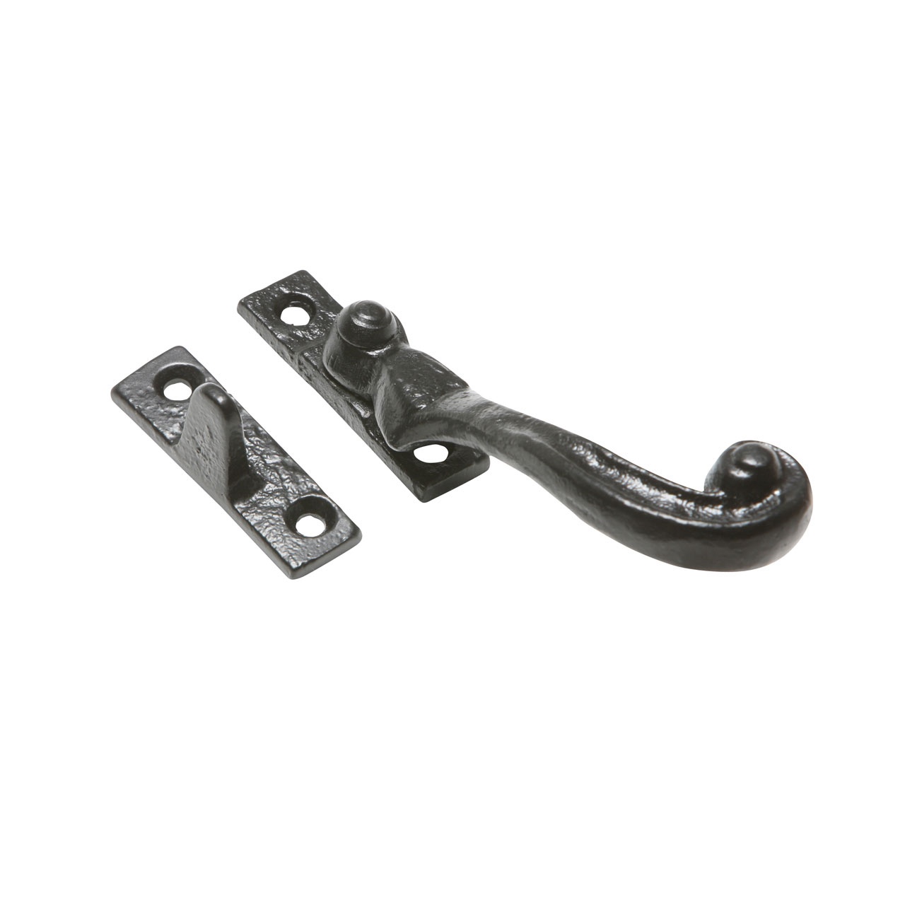 Kirkpatrick 1121W Casement Window Fastener - Wedge Plate - Antique Black (Right Hand)