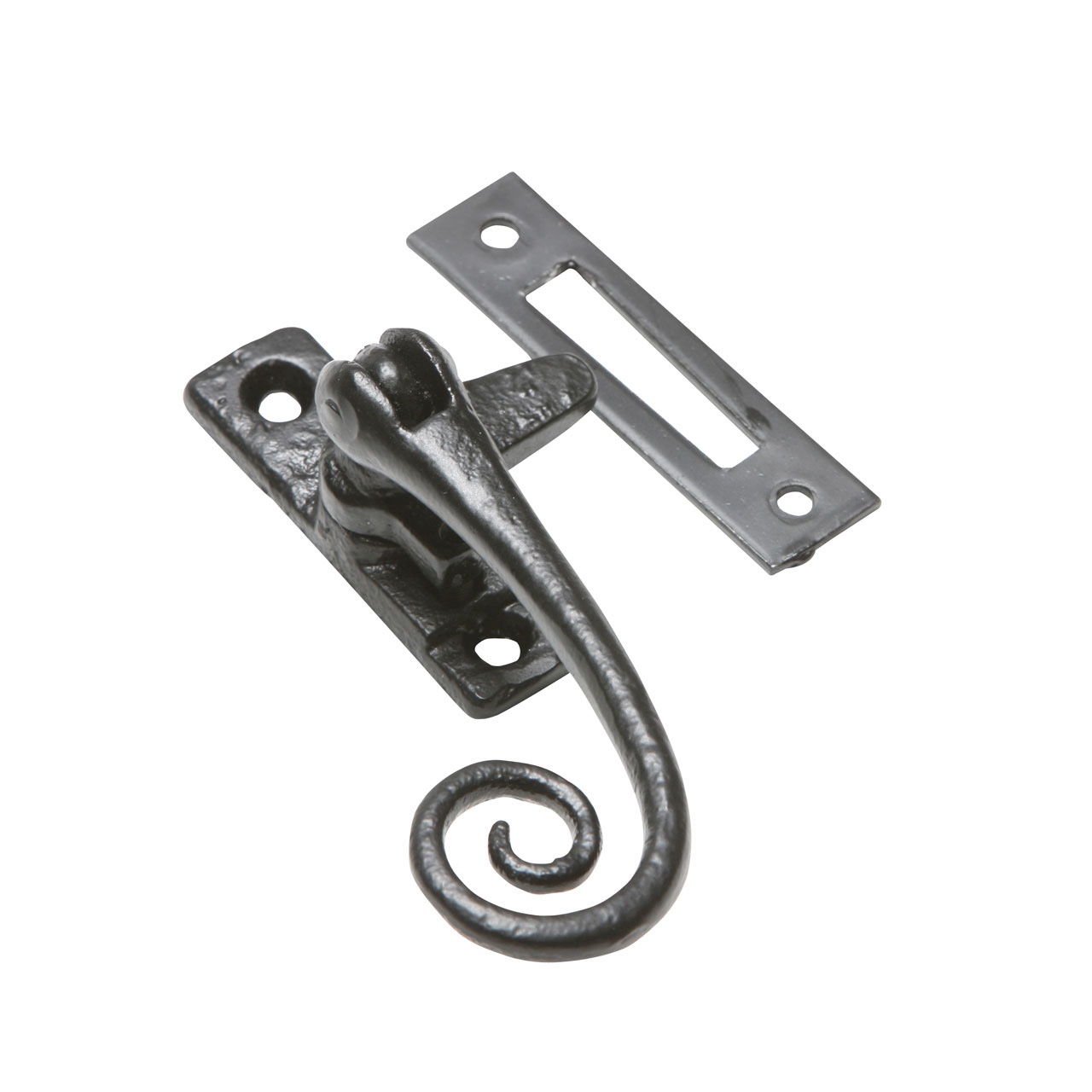 Kirkpatrick 1170 Casement Window Fastener - Mortice Plate - Antique Black (Left Hand)