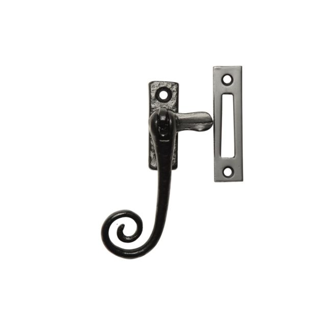 Kirkpatrick 1176 Casement Window Fastener - Mortice Plate - Antique Black (Reversible)