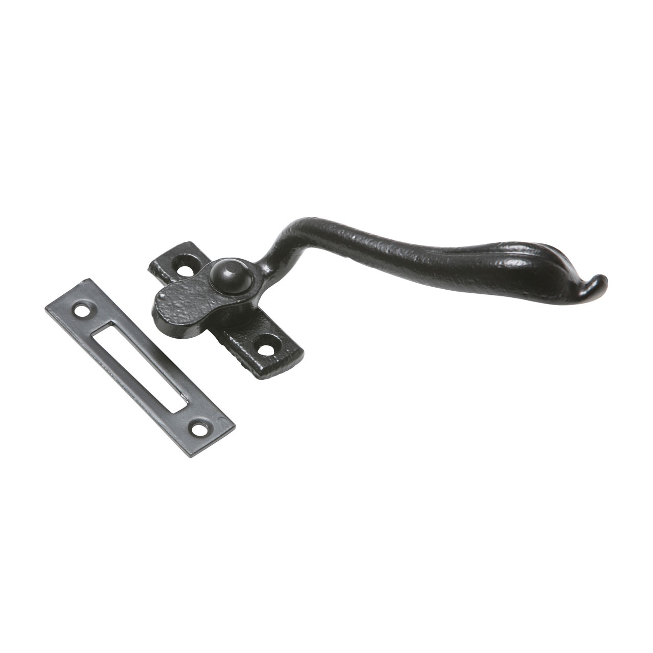 Kirkpatrick 1601 Casement Window Fastener - Mortice Plate - Antique Black (Right Hand)