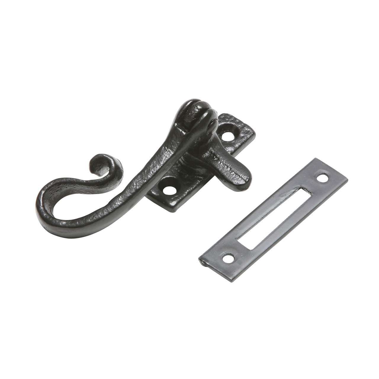 Kirkpatrick 1185 Casement Window Fastener - Mortice Plate - Antique Black (Reversible)