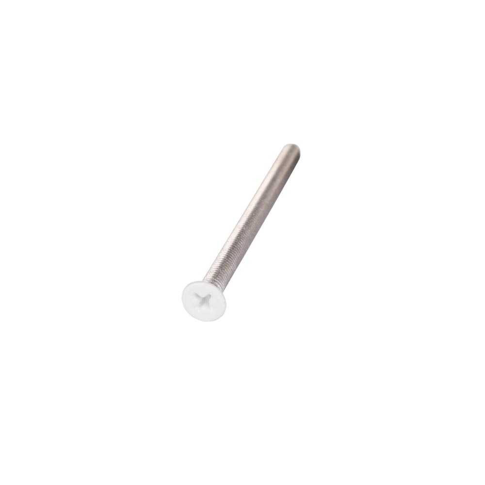 70mm Machine Screw - White