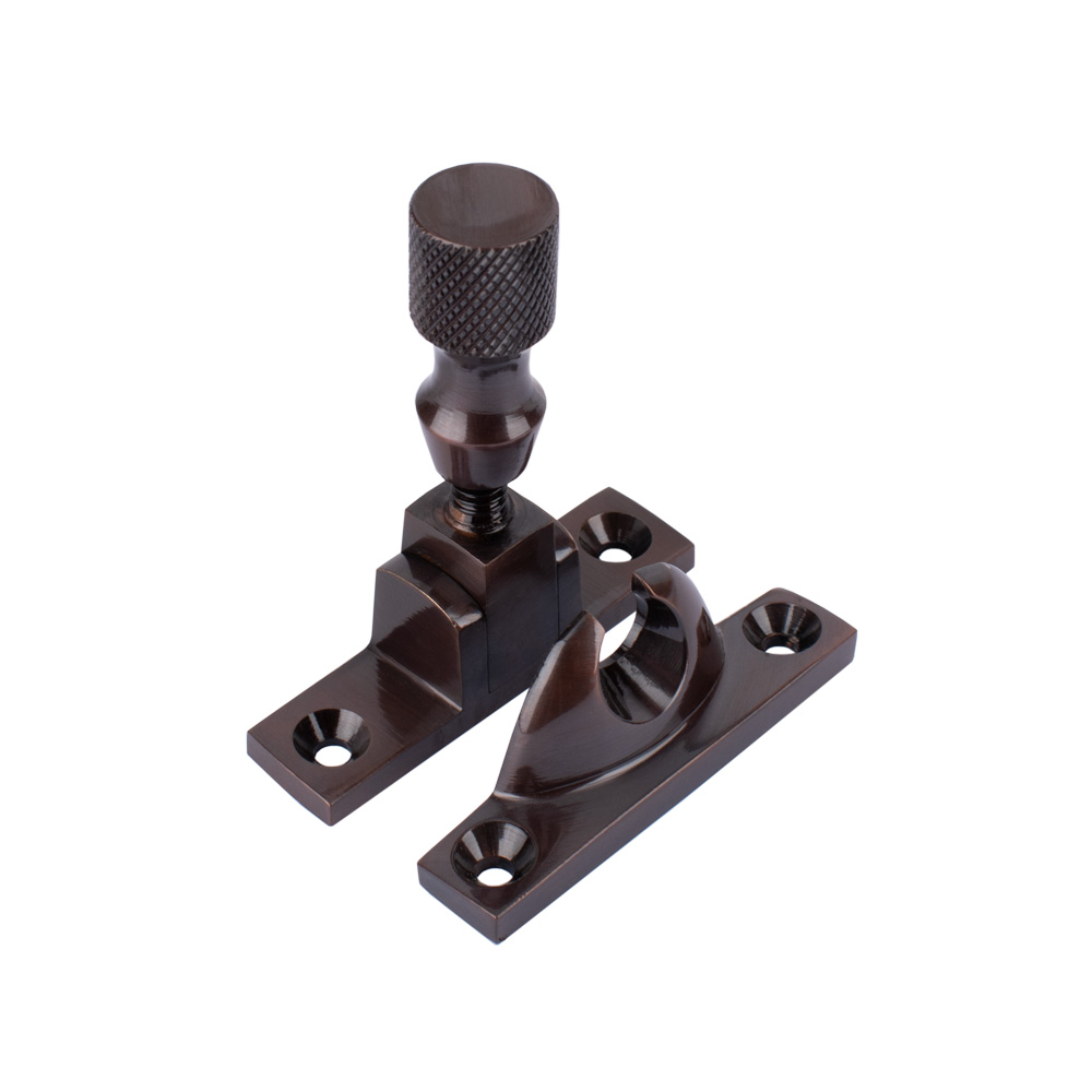 Sash Heritage Brighton Fastener Knurled Top Narrow (Non Locking) - Bronze