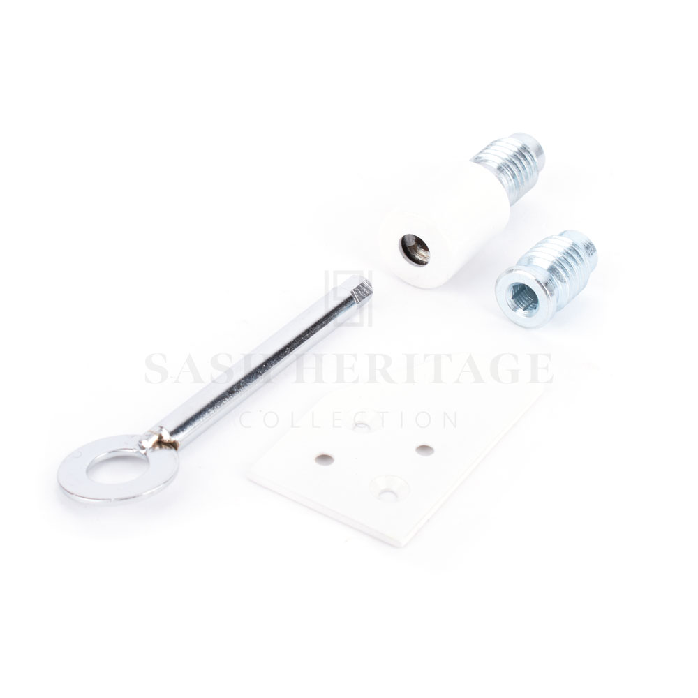 Sash Heritage 28mm Barrel Sash Stop - White