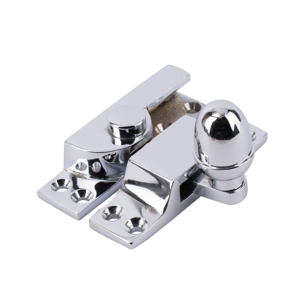 Sash Heritage Straight Arm Fastener Acorn Knob - (Standard) - Polished Chrome