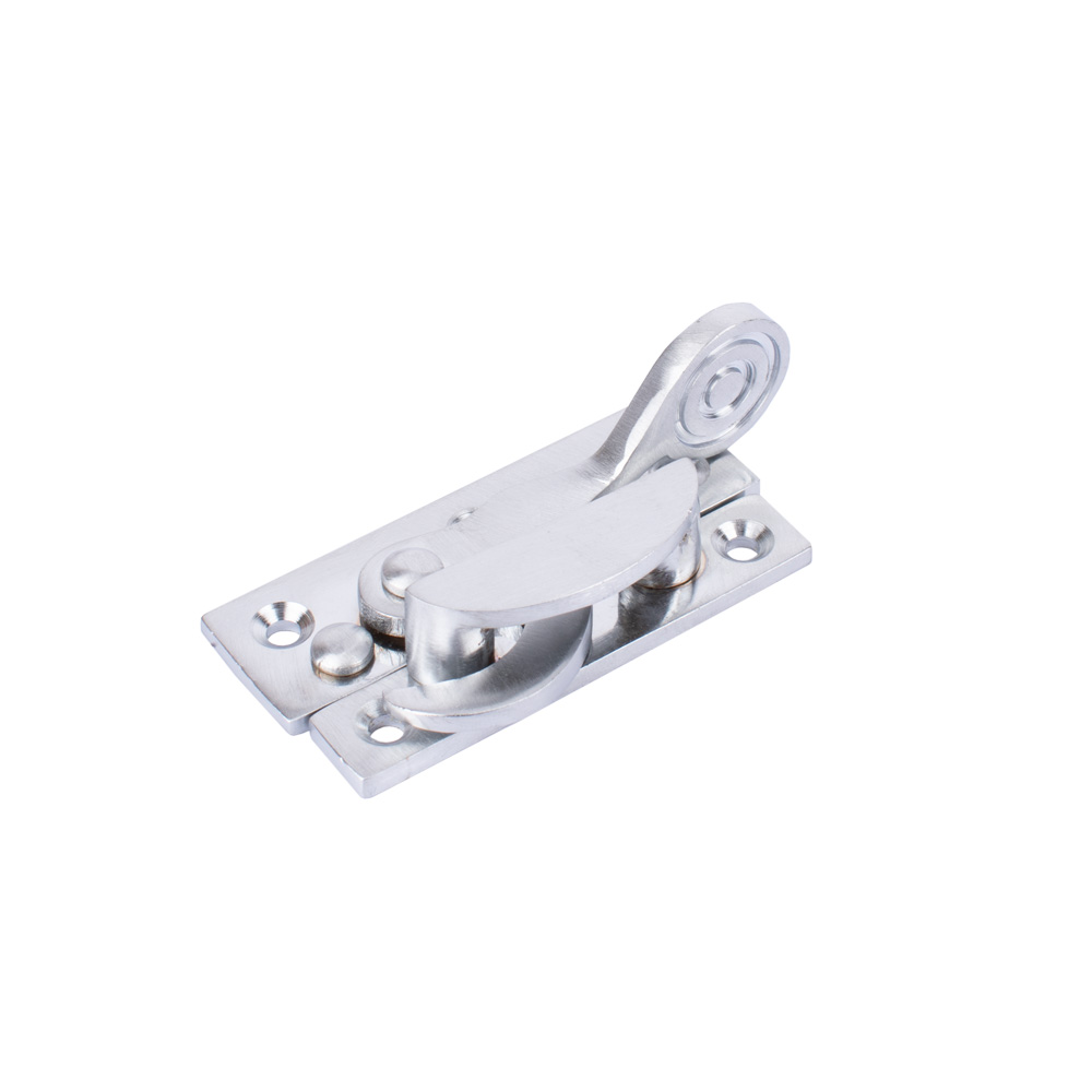 Sash Heritage Claw Fastener Art Nouveau (Non Locking) - Satin Chrome