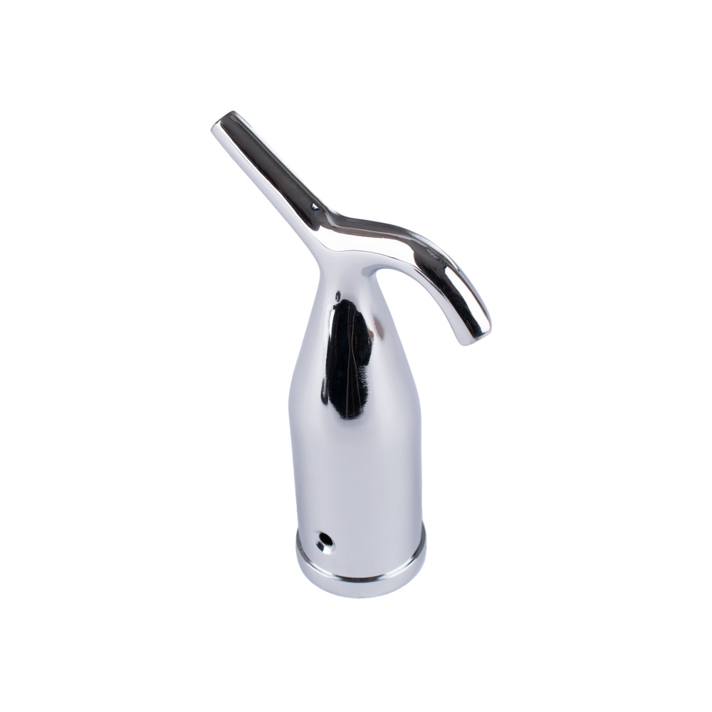 Sash Heritage Pole Hook - Polished Chrome