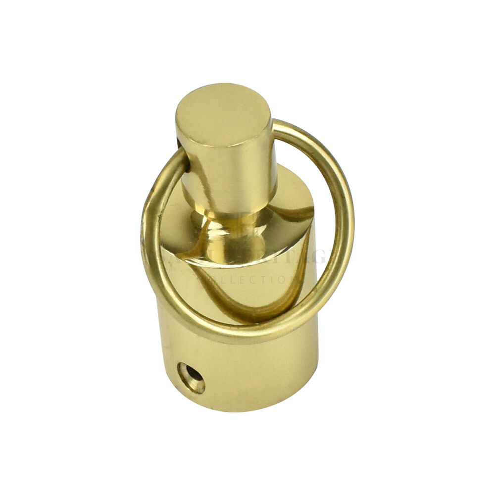 Sash Heritage Pole End - Polished Brass