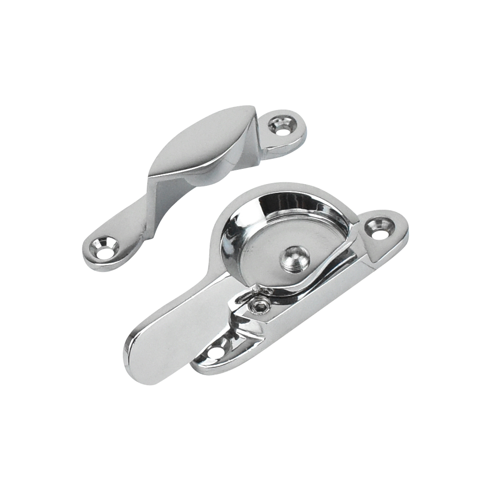 Sash Heritage Fitch Fastener (Locking) - Polished Chrome