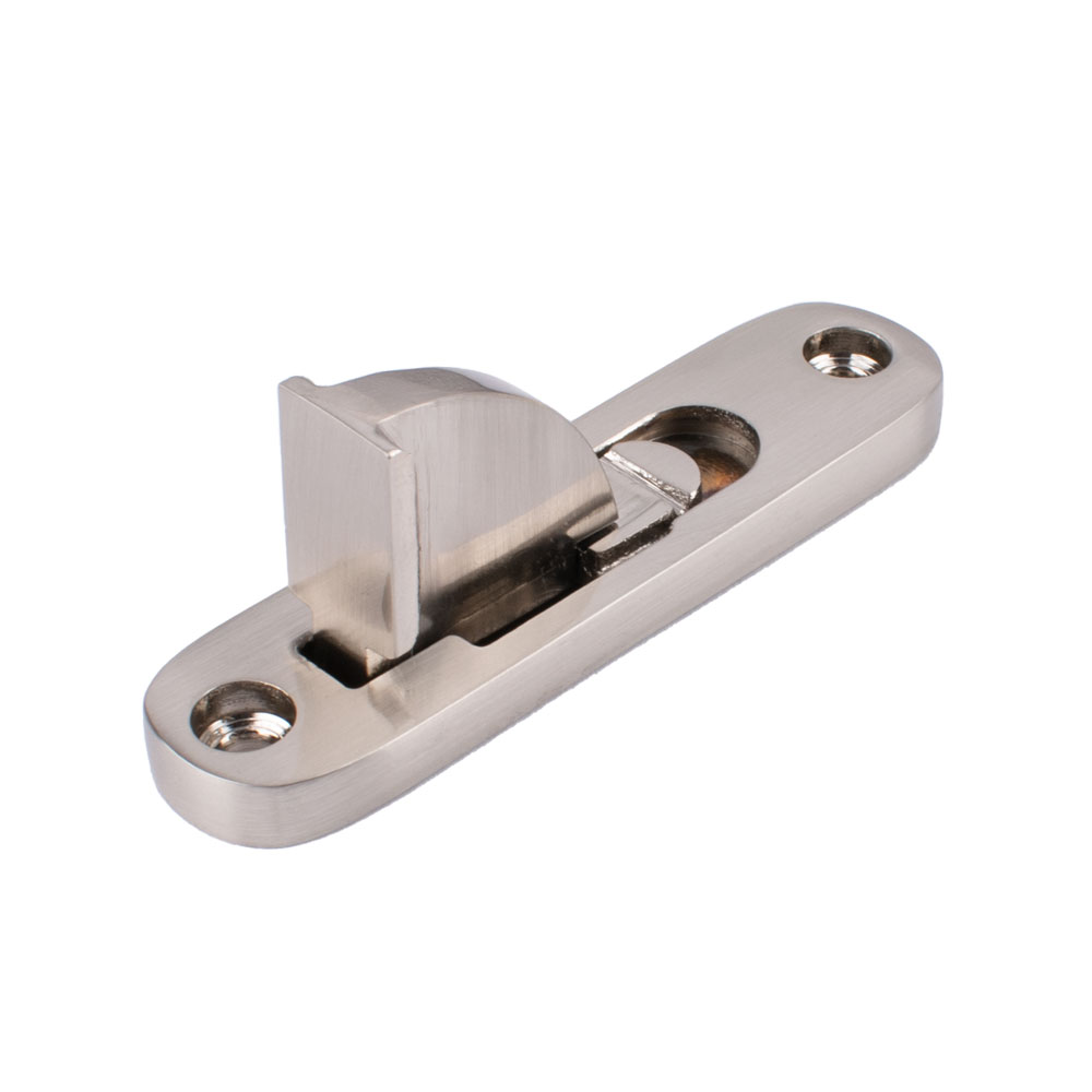 Sash Heritage Weekes Sash Stop with Radius Ends - Satin Nickel