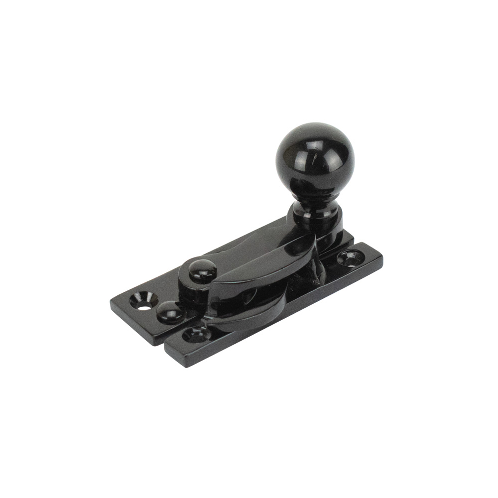 Sash Heritage Claw Fastener with Ball Knob (Non-Locking) - Black