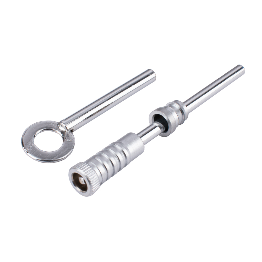 Sash Heritage Dual Screw with Key - 100mm - Satin Chrome