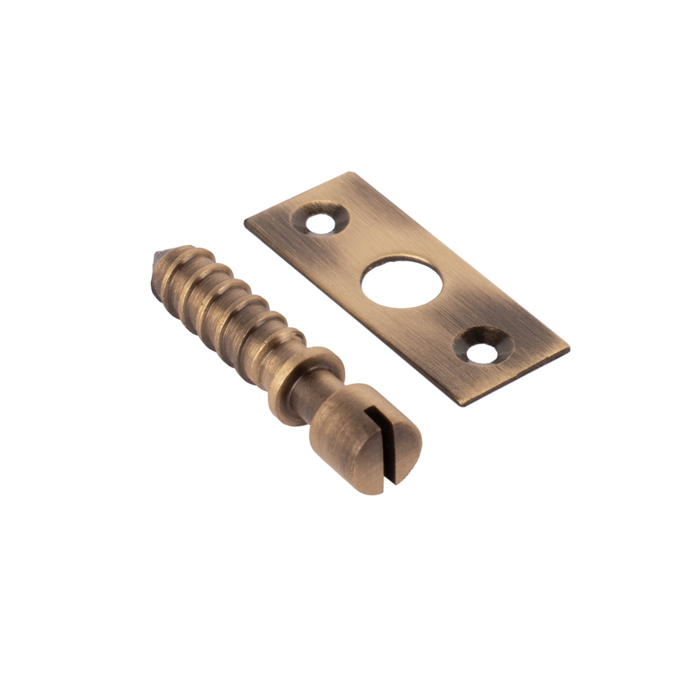 Simplex Brass Hinge Screws (Sold in Pairs) - Antique Brass