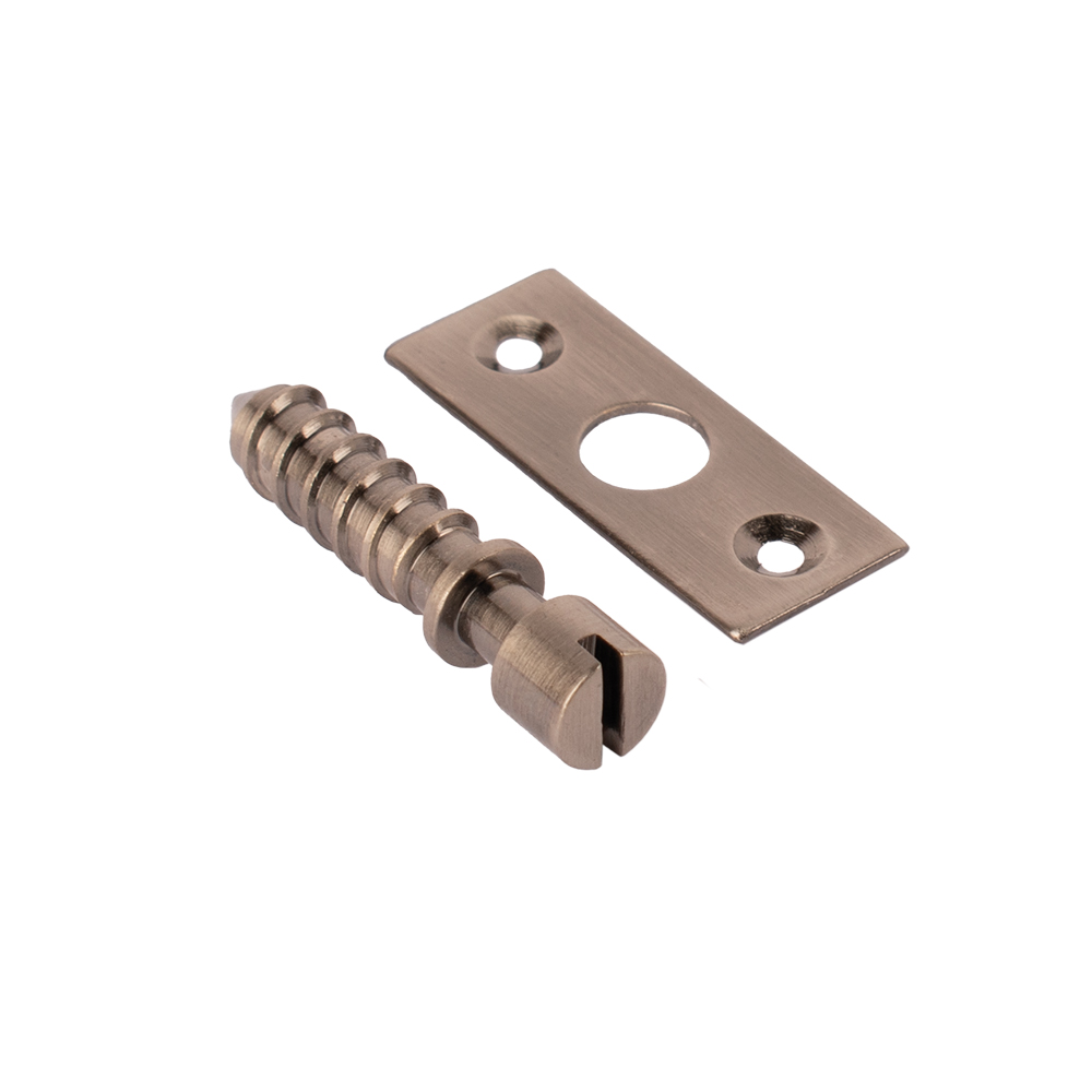 Simplex Brass Hinge Screws (Sold in Pairs) - Antique Nickel