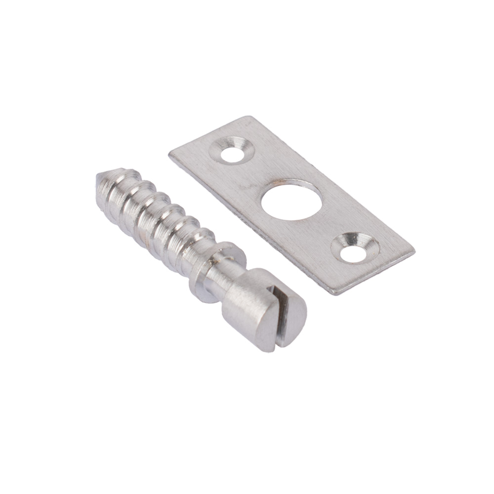 Simplex Brass Hinge Screws (Sold in Pairs) - Satin Chrome