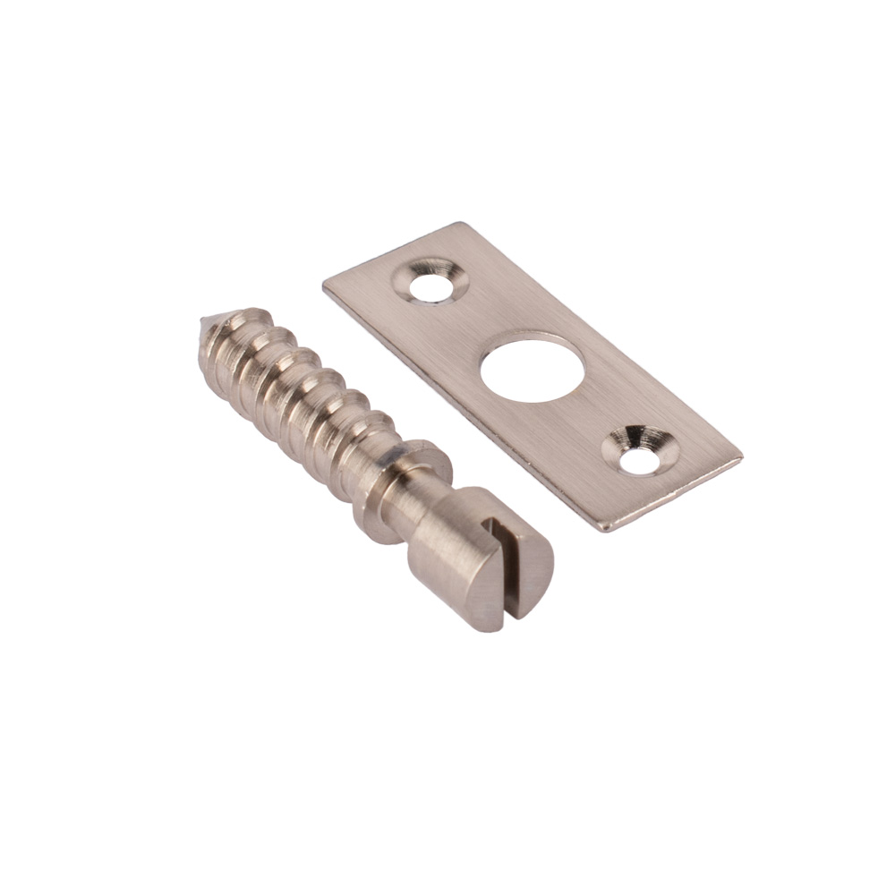 Simplex Brass Hinge Screws (Sold in Pairs) - Satin Nickel