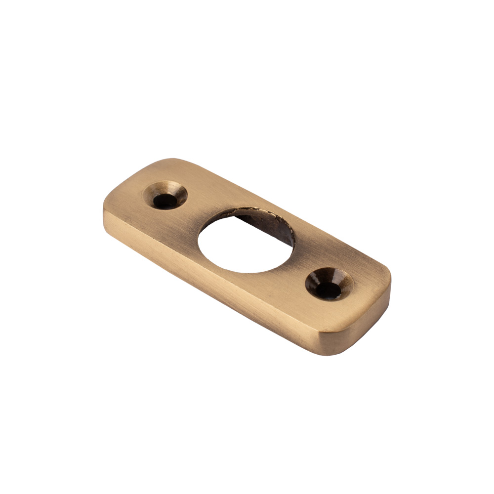 Simplex Brass Flush Knot Holder - Antique Brass