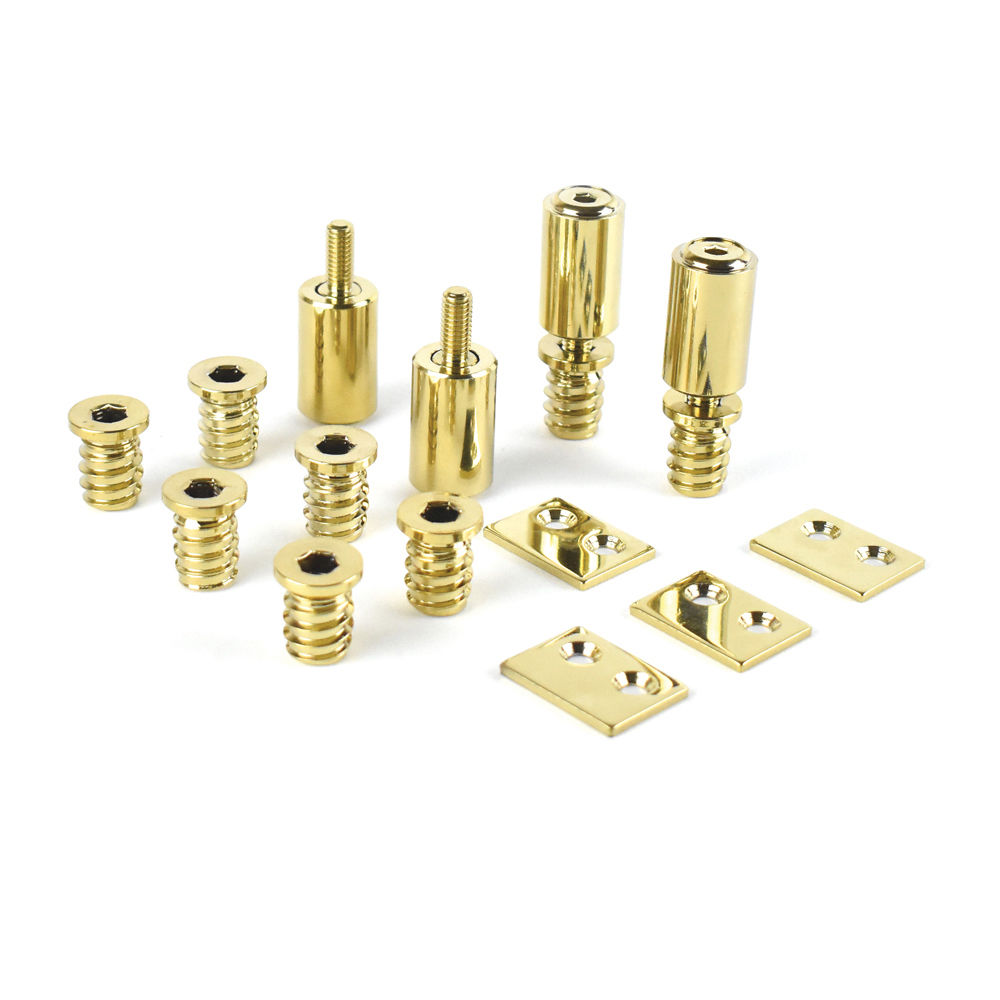 Sash Roller Stop (4 Pack) - PVD Brass