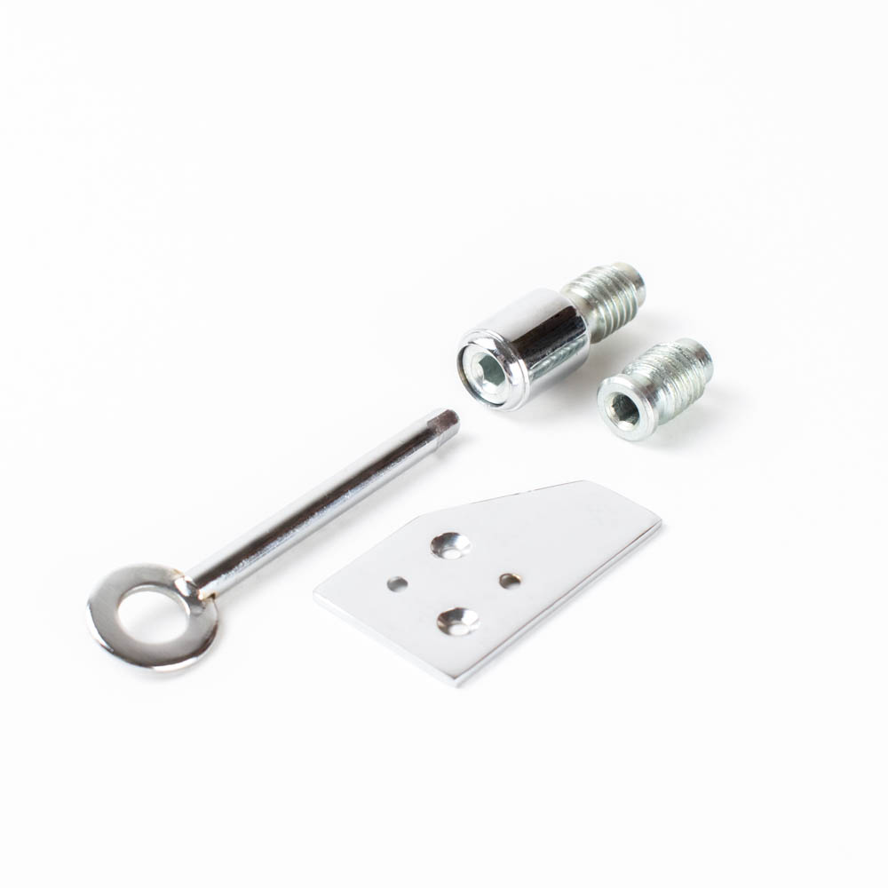 Sash Window Stop (19mm) - Polished Chrome