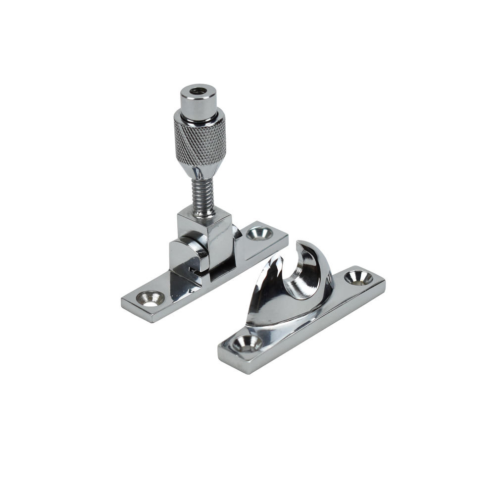 Narrow Locking Brighton Fastener - Polished Chrome