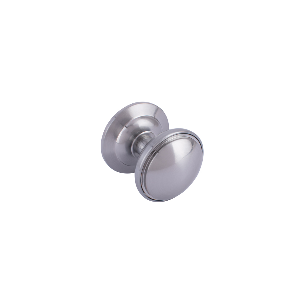 Timber Series Decorative Round Centre Door Knob - Hardex Graphite