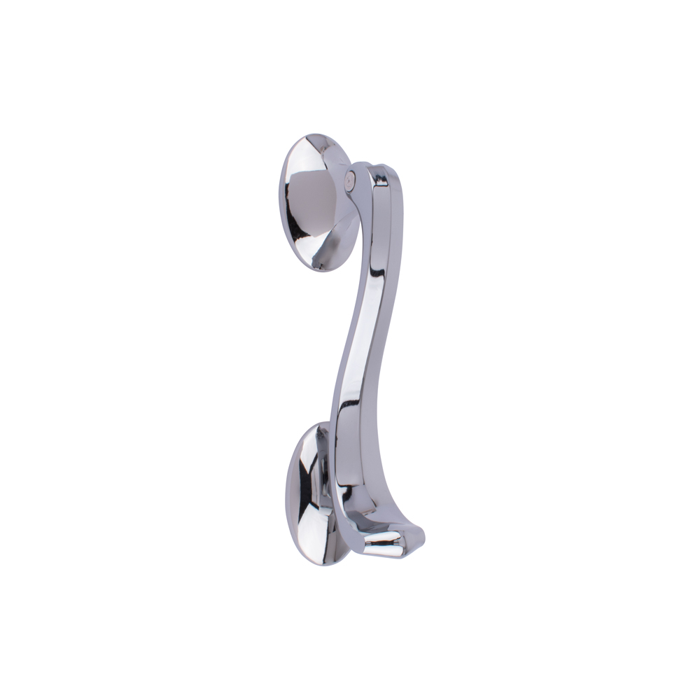 Timber Series Horsetail Door Knocker - Polished Chrome