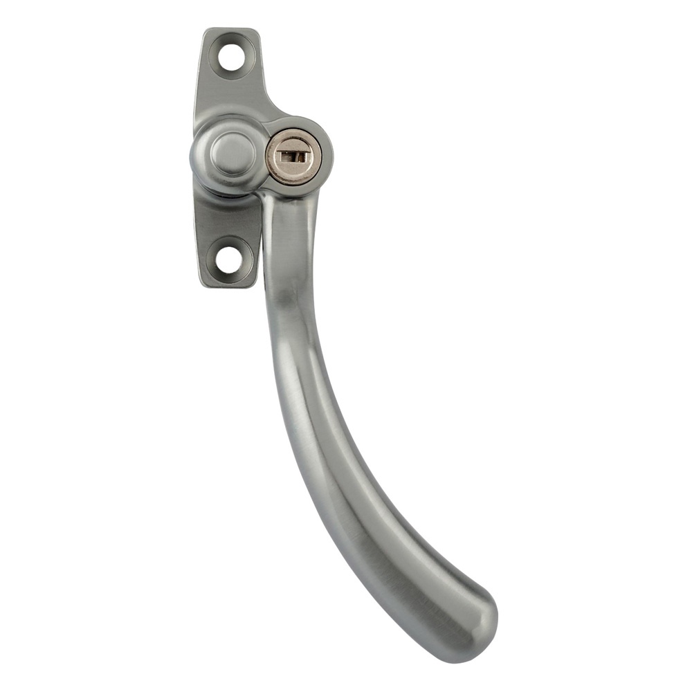 Timber Series Tear Drop Espag Window Handle (Key Locking) - (Right Hand) - Hardex Graphite