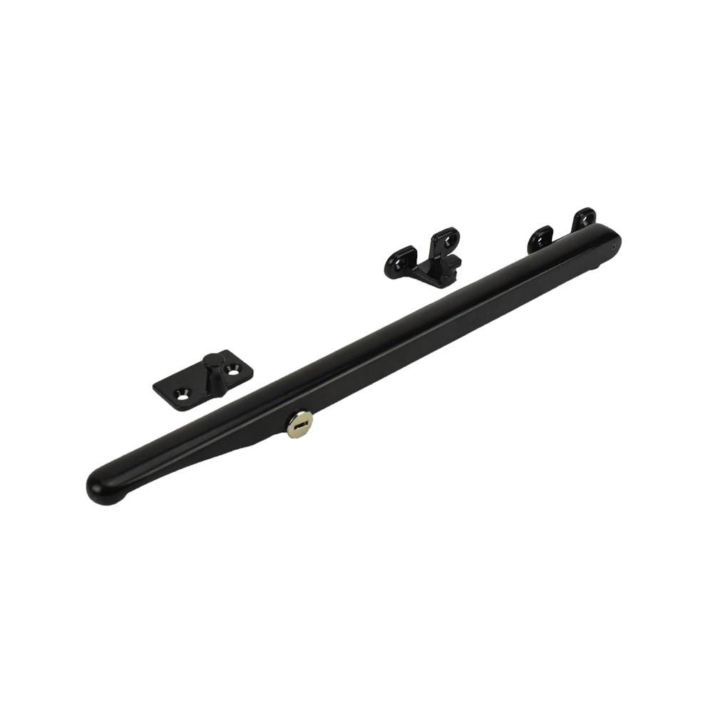 Timber Series Locking Window Stay - Black