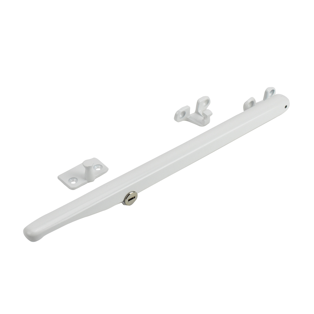 Timber Series Locking Window Stay - White