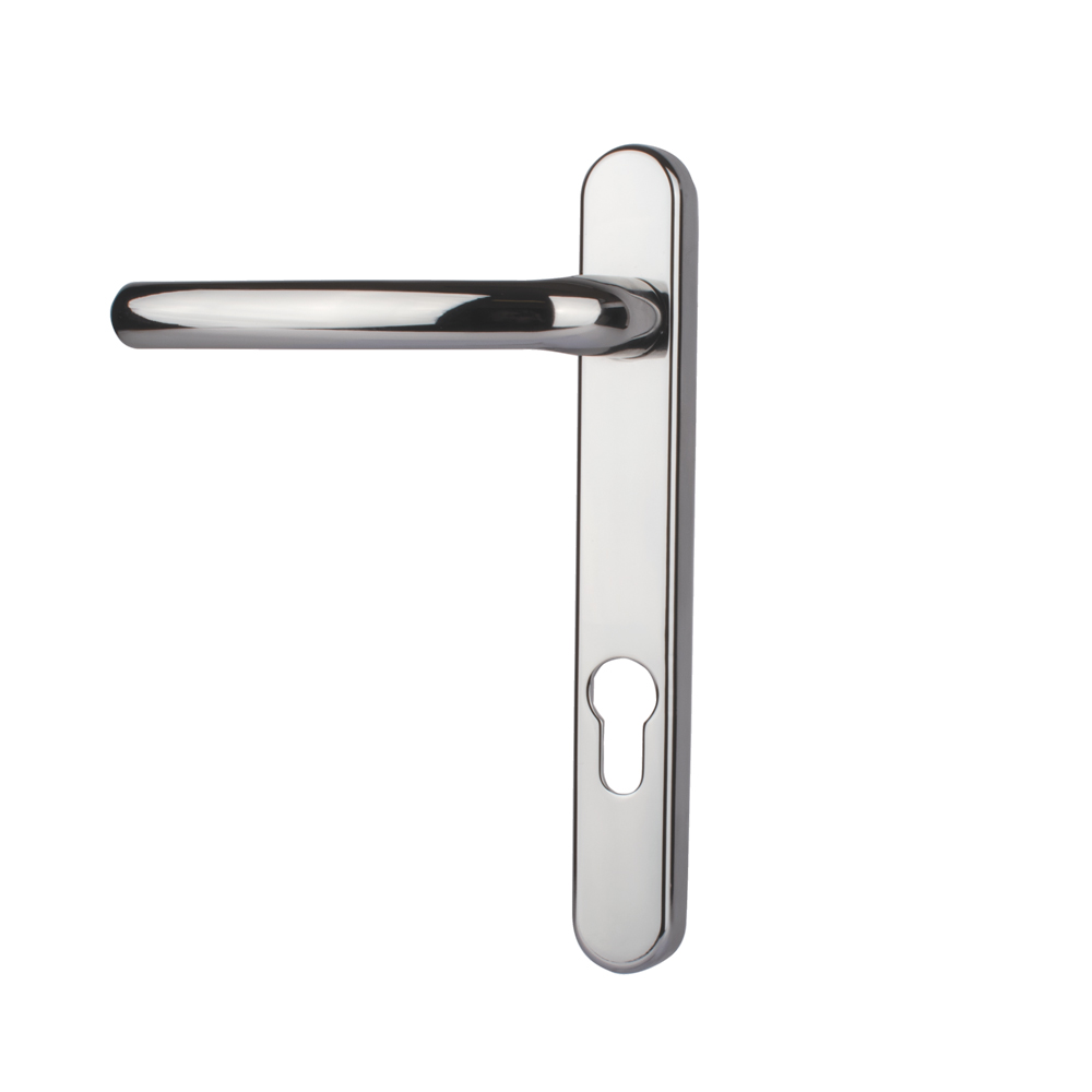 Timber Series Windsor Door Handle 92mm Centre Sprung - Hardex Chrome - (Sold in Pairs)