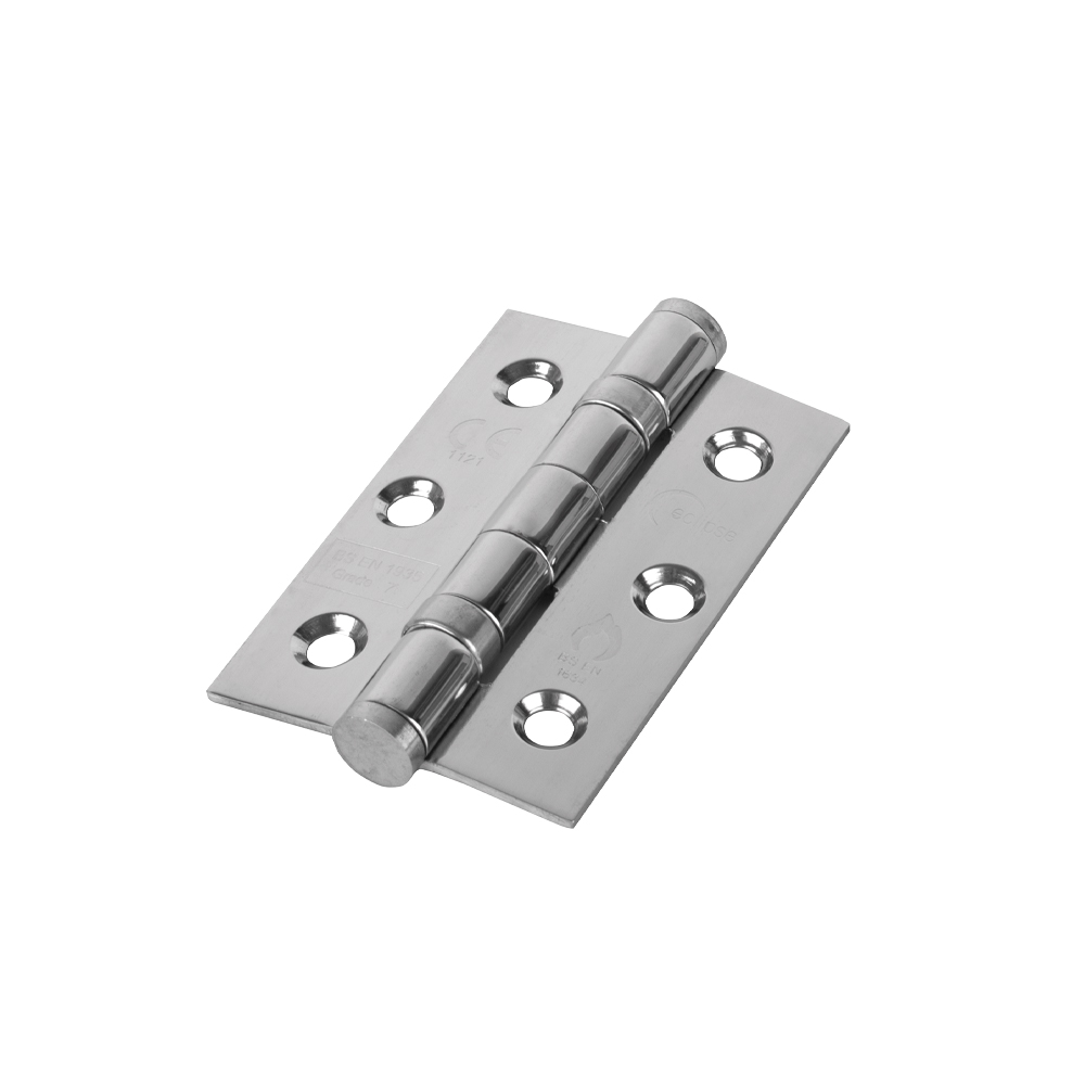 Eclipse 3 Inch (76mm) Ball Bearing Hinge - Polished Chrome (Sold in Pairs)