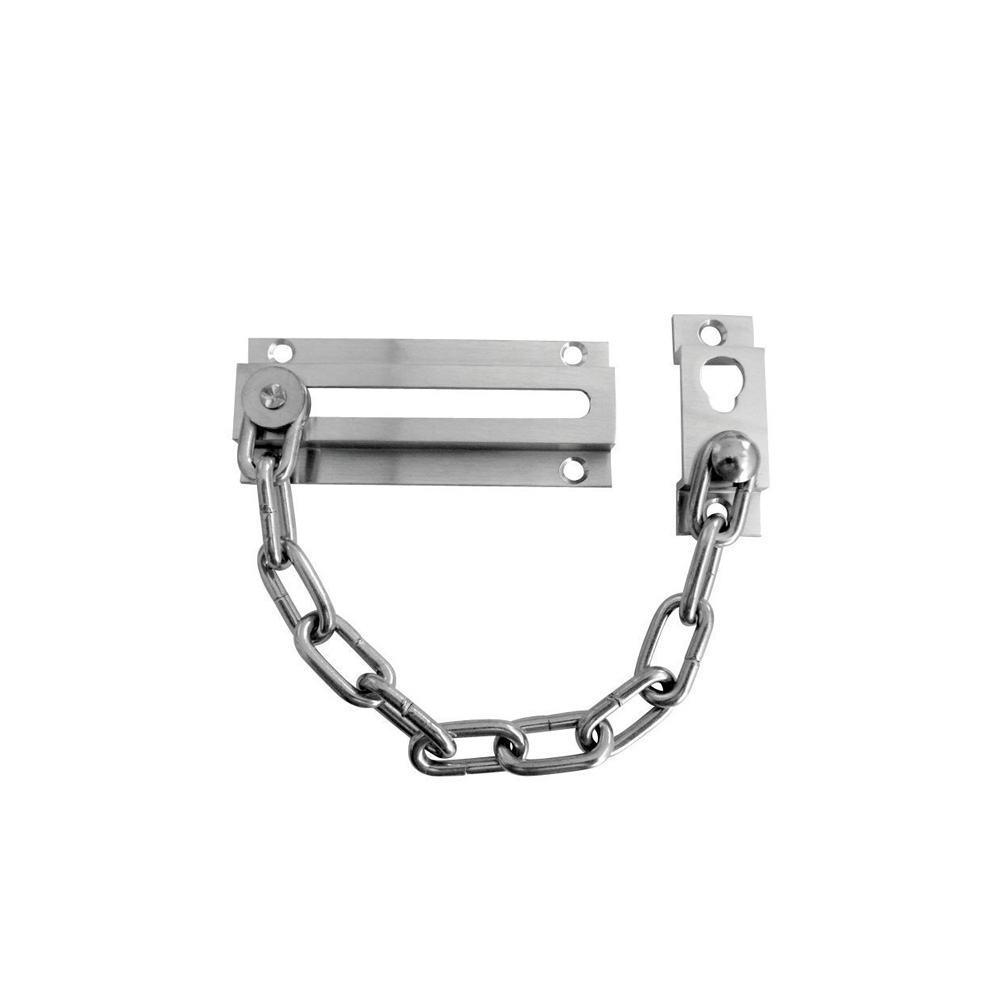 Satin Chrome Security Door Chain (200mm)