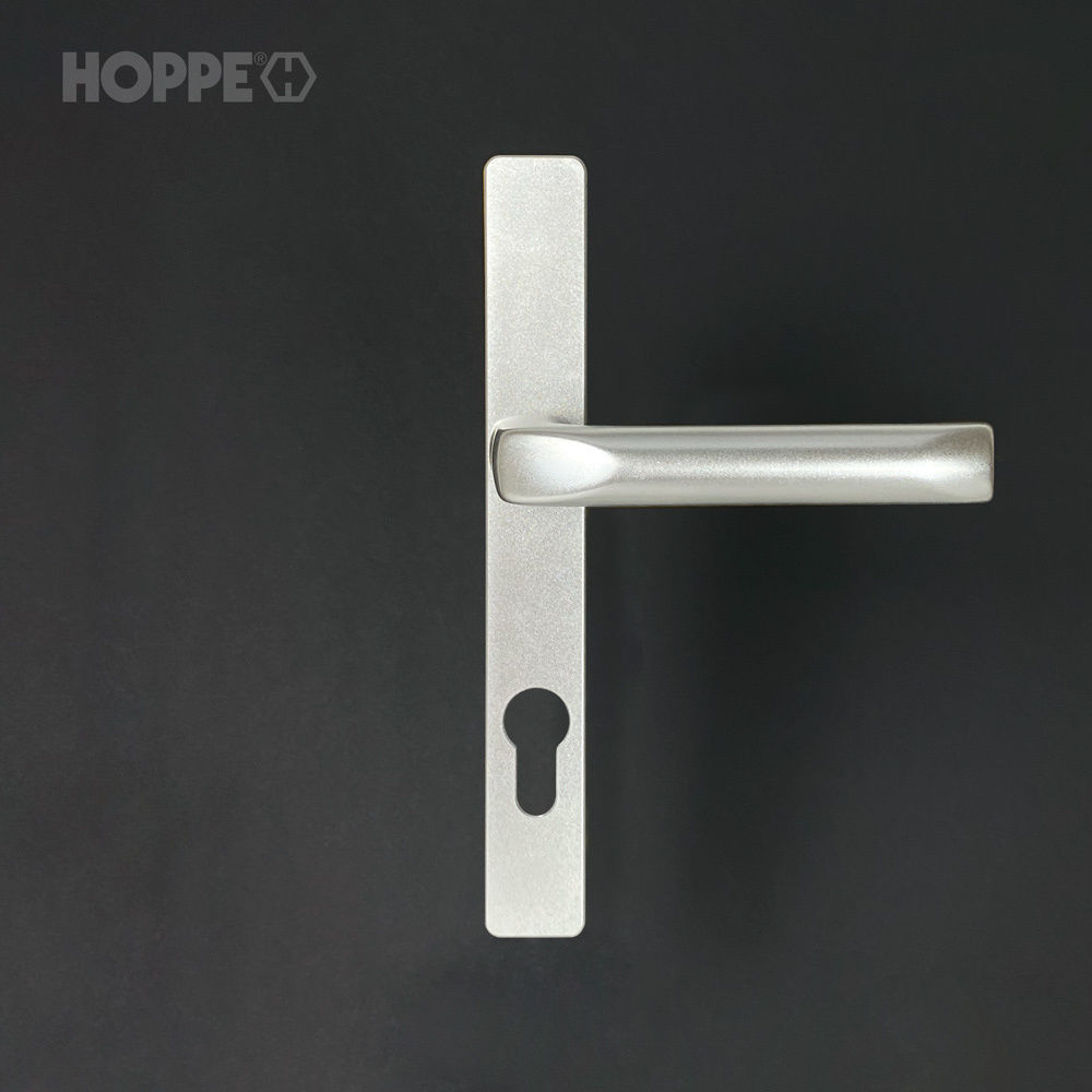 Hoppe London Handle for French Doors - Satin Chrome