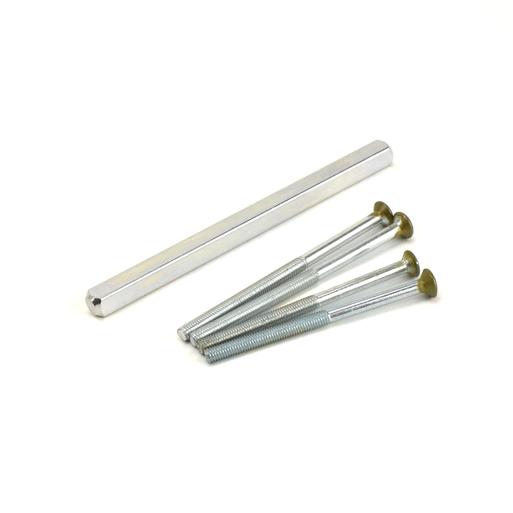 Replacement 126mm Spindle and Machine Screws - Gold