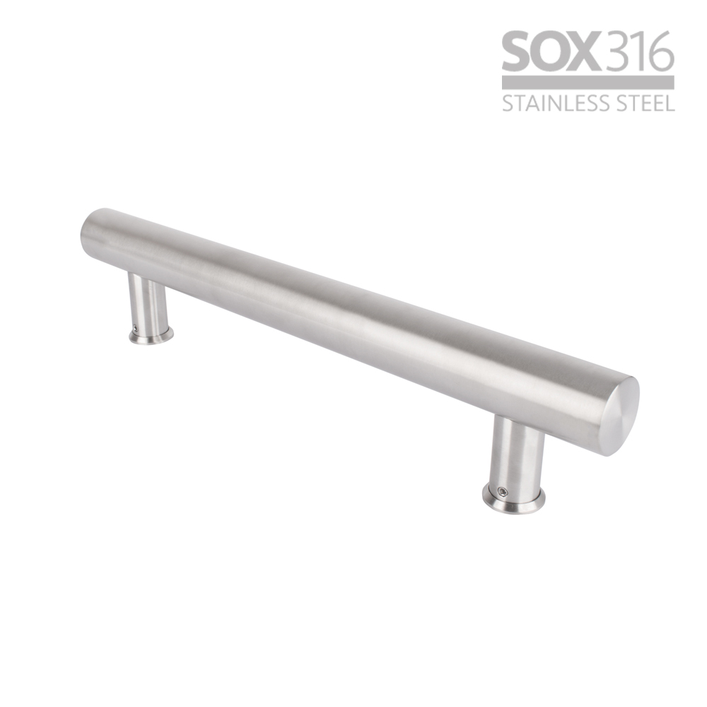 SOX 316 Stainless Steel Inline Single Pull Handle - 400mm