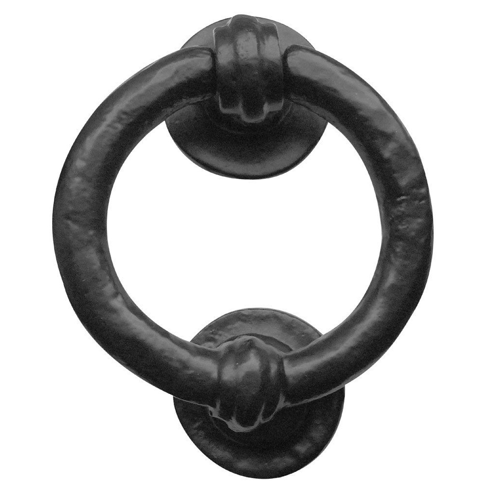 Devoran Ring Knocker - Black