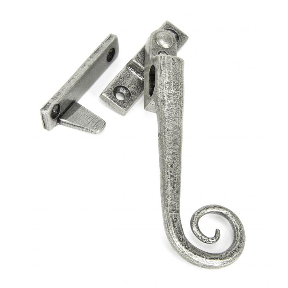 From the Anvil Night-Vent Locking Monkey Tail Fastener - Pewter (Right Hand)